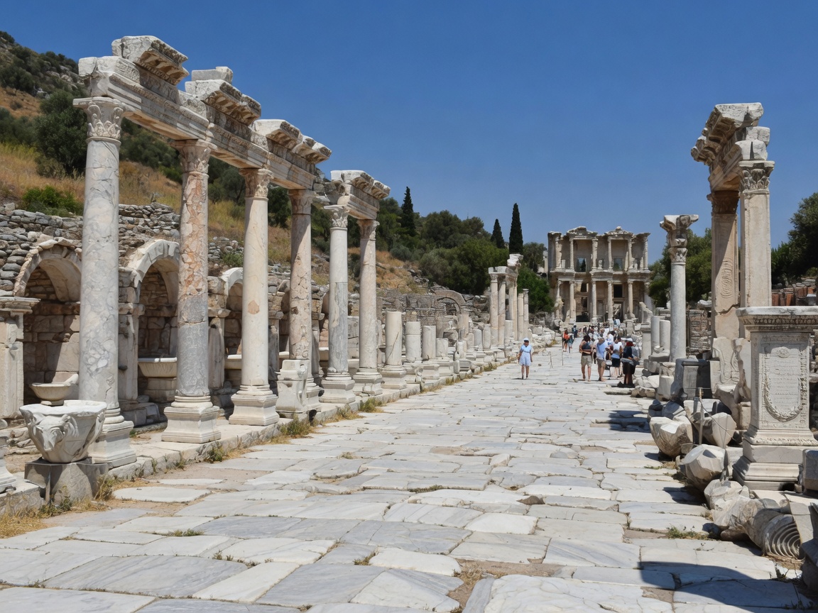 Imagine · Curetes Street colonnade