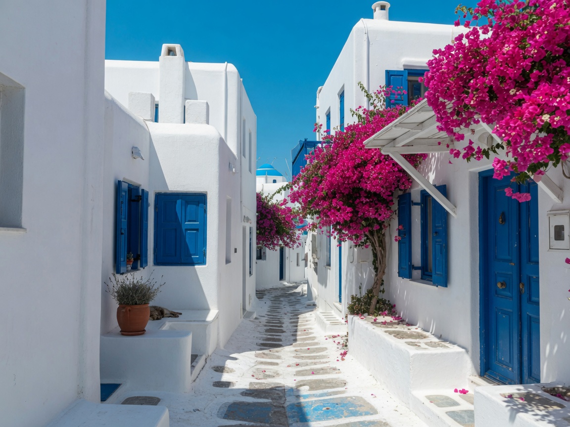 Imagine · Chora white alleys
