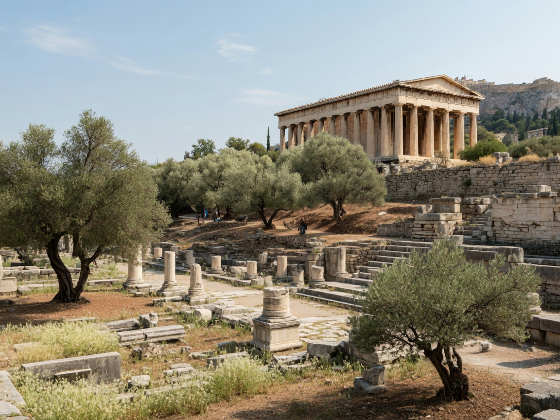 Imagine · Ancient Agora & Hephaestus