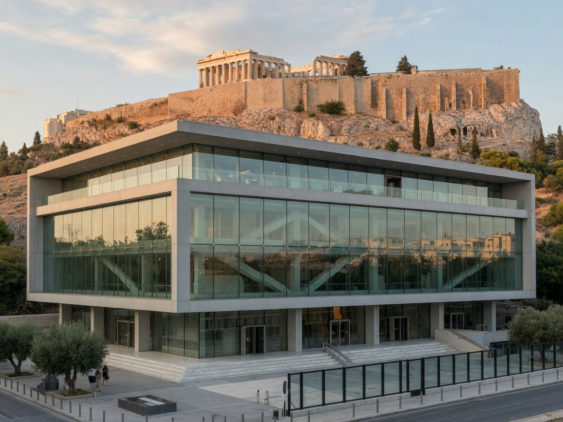 Imagine · Acropolis Museum exterior