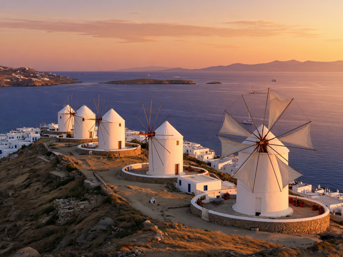 Imagine · Kato Mili windmills golden hour