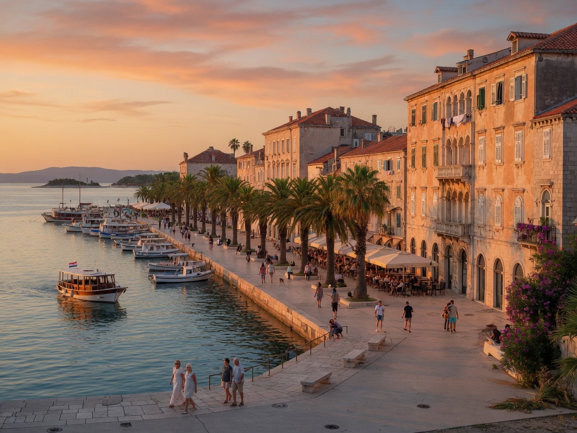 Imagine · Split Riva evening promenade