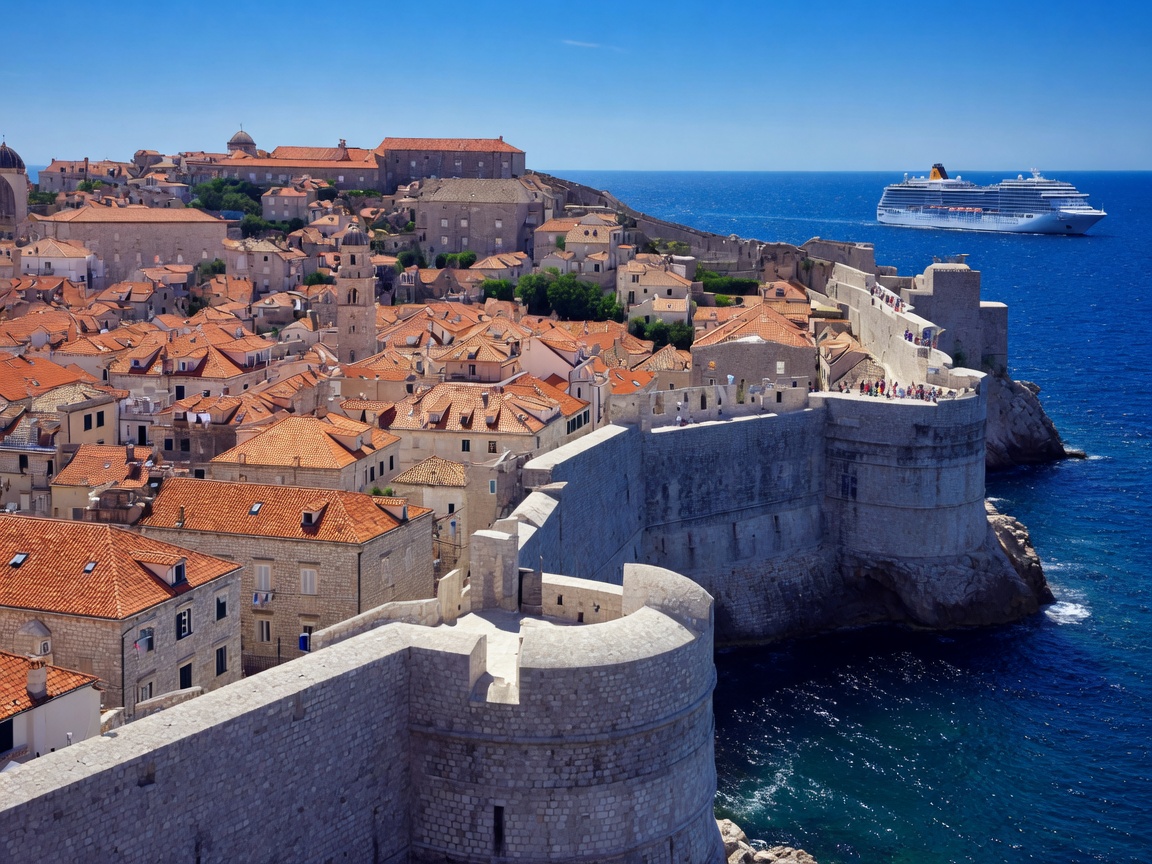 Imagine · Dubrovnik walls meet Adriatic